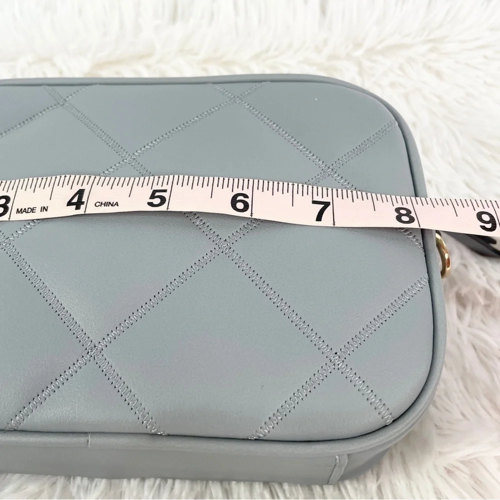 Nine West light pastel blue cross body purse